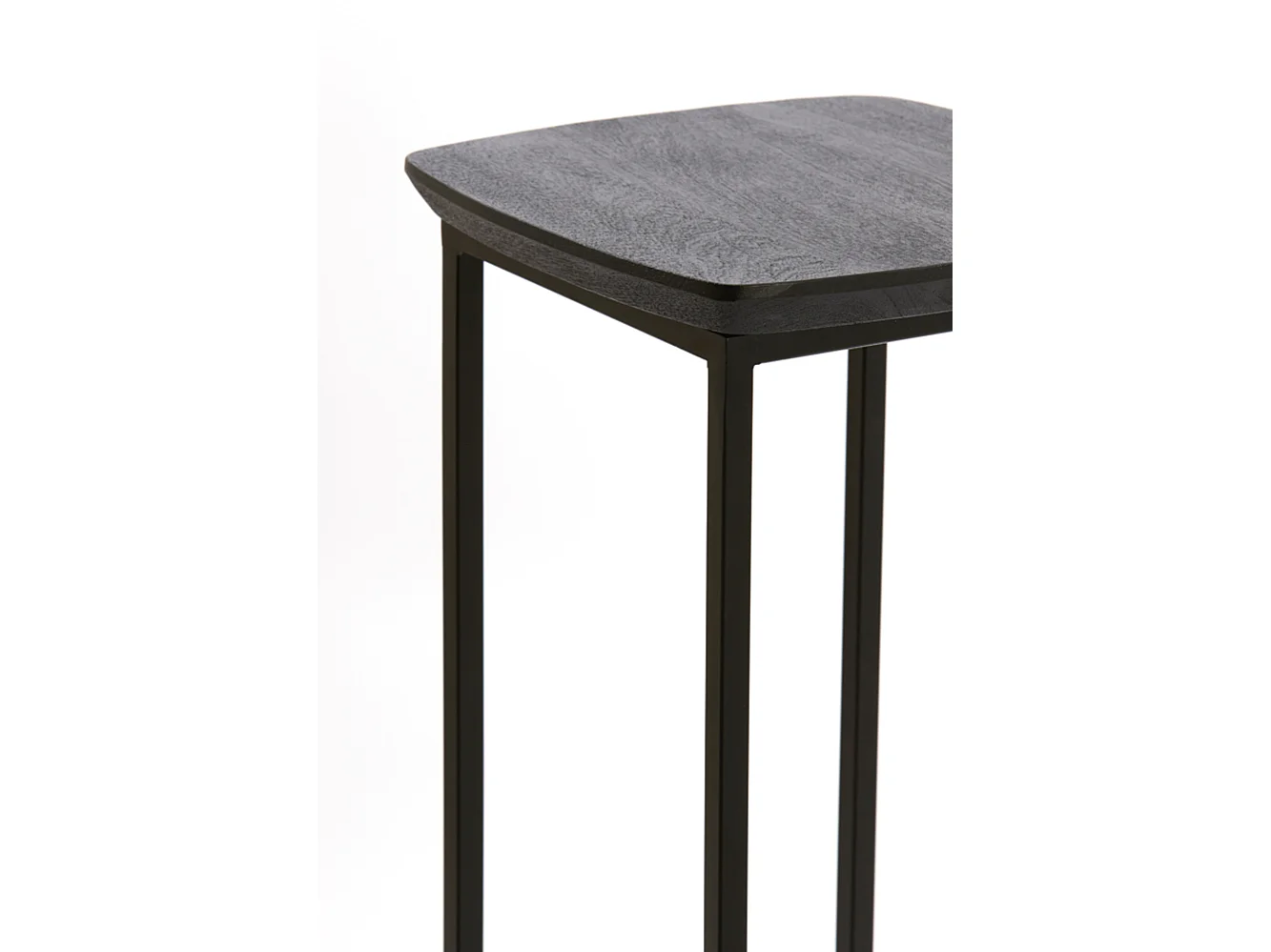 Colonne QUENZA - Ø35x100cm - Noir - Lot de 2