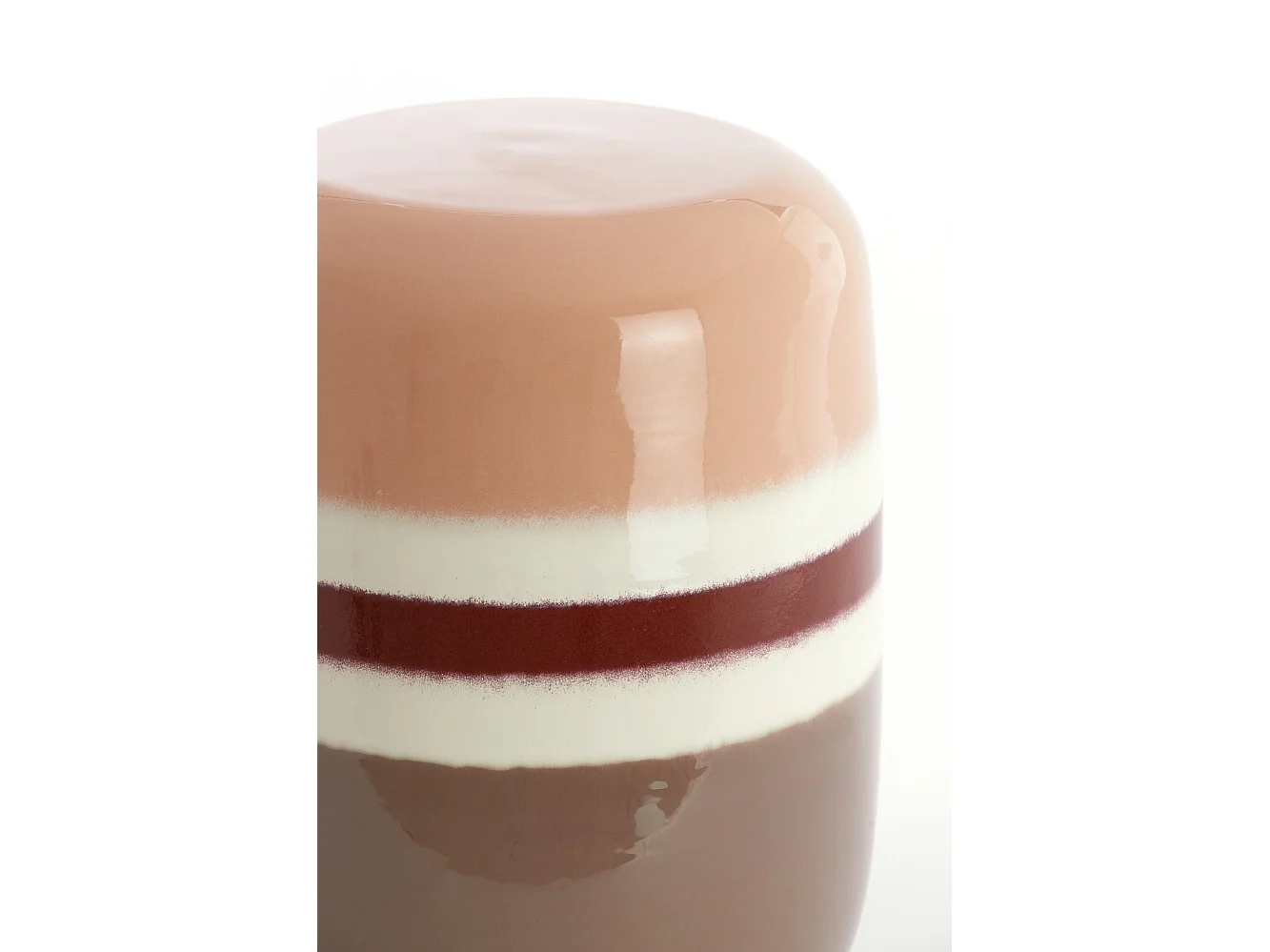 Table d'appoint FRANCA - Ø34x46,5cm - Orange