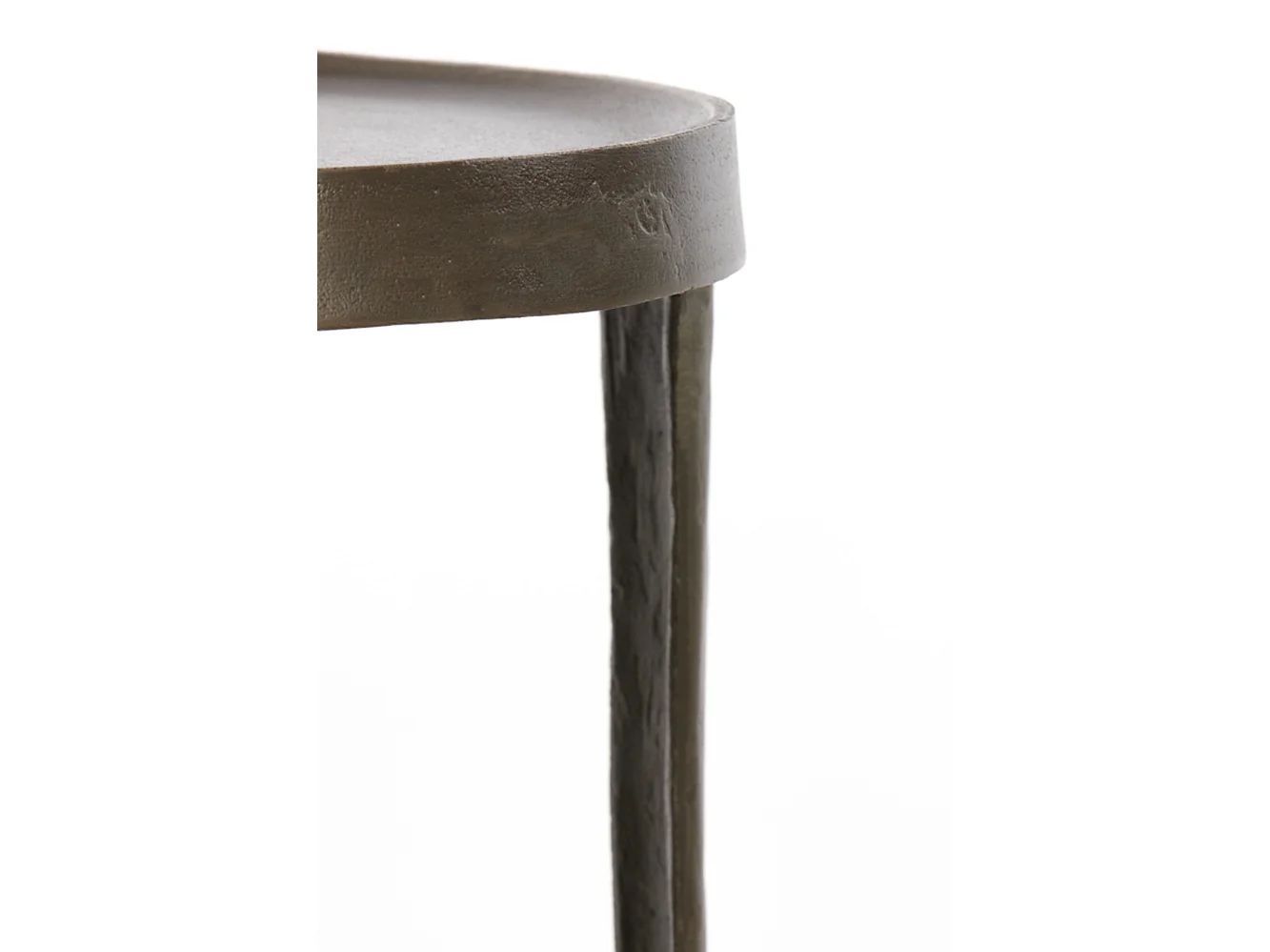 Colonne TOBIAS - Ø35x100cm - Marron - Lot de 2