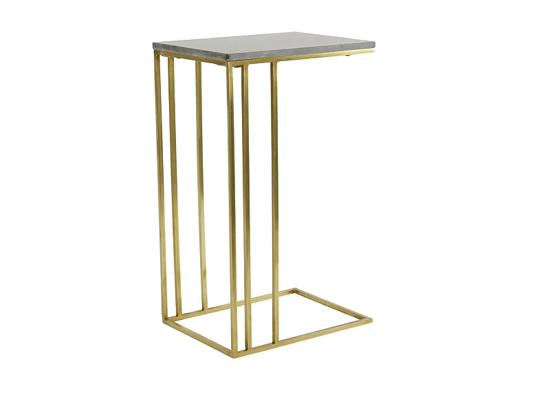 Table d'appoint ROSHAN - 41x31x71cm - Marron