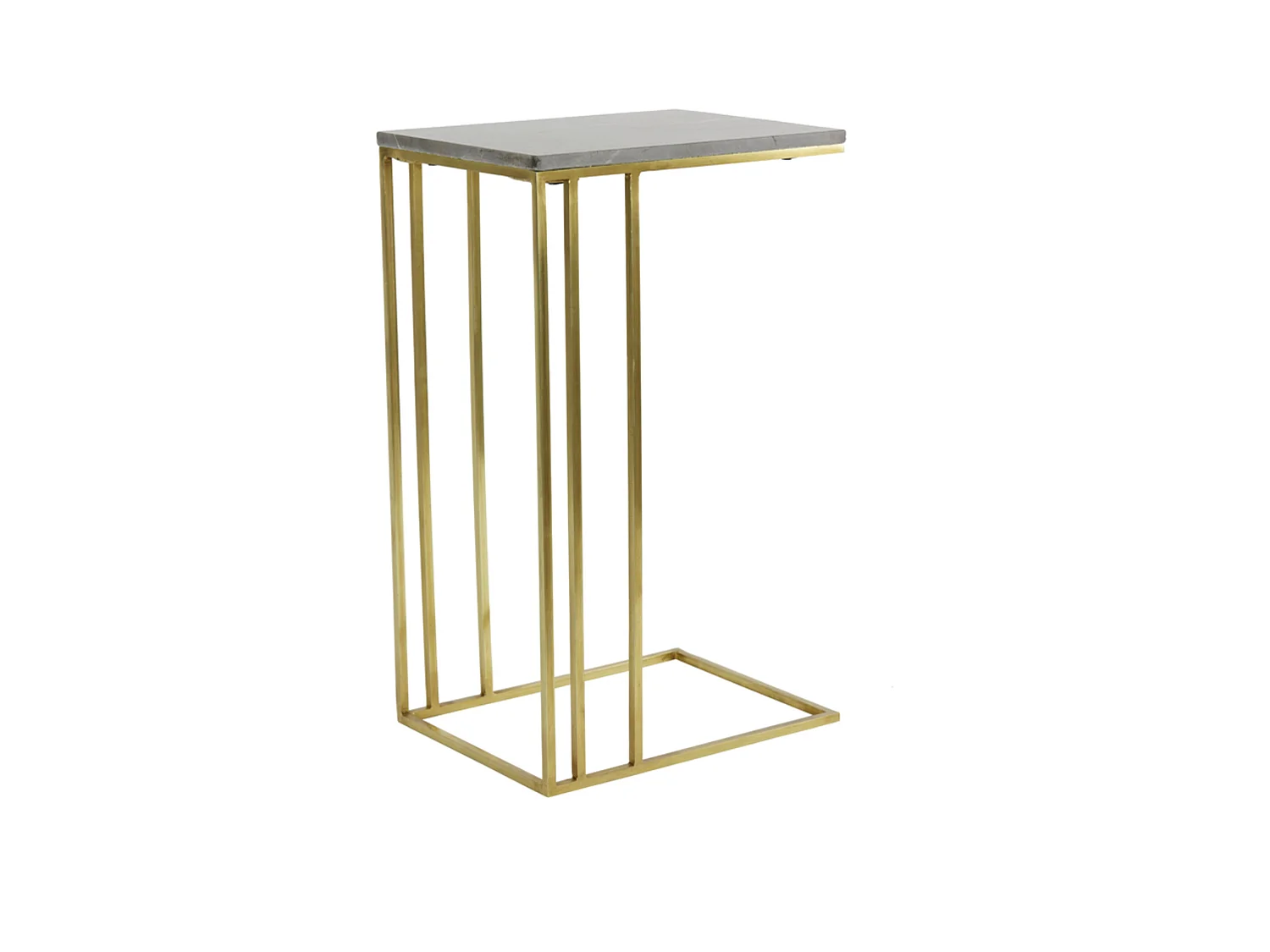 Table d'appoint ROSHAN - 41x31x71cm - Marron