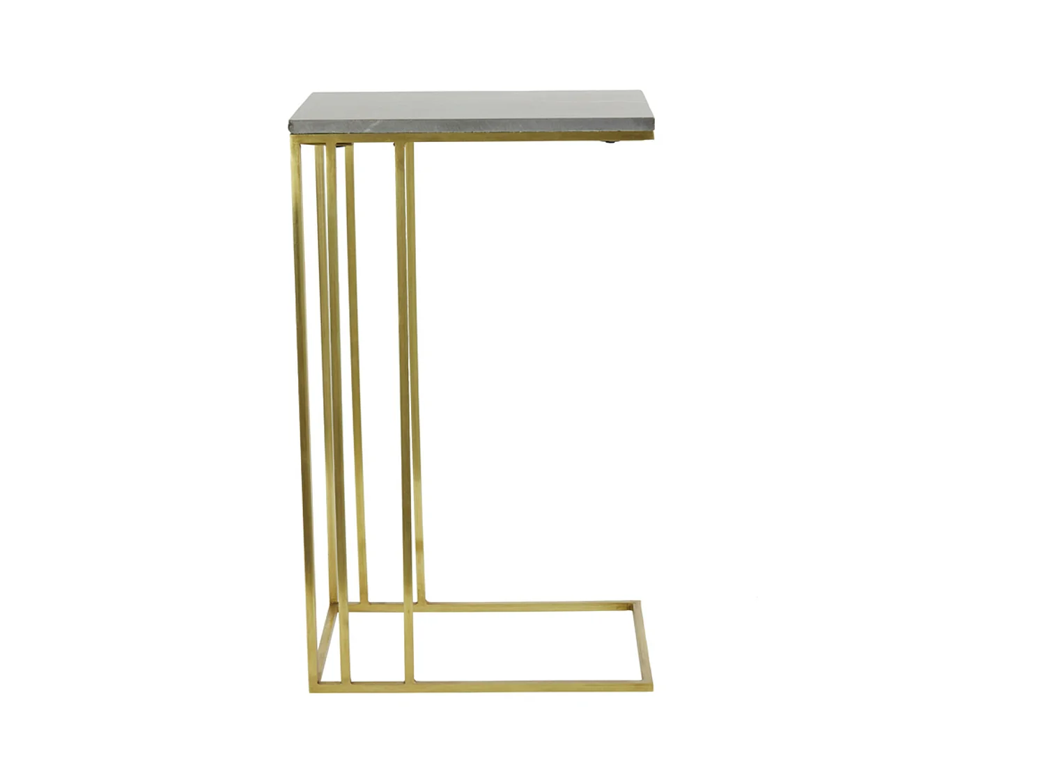 Table d'appoint ROSHAN - 41x31x71cm - Marron