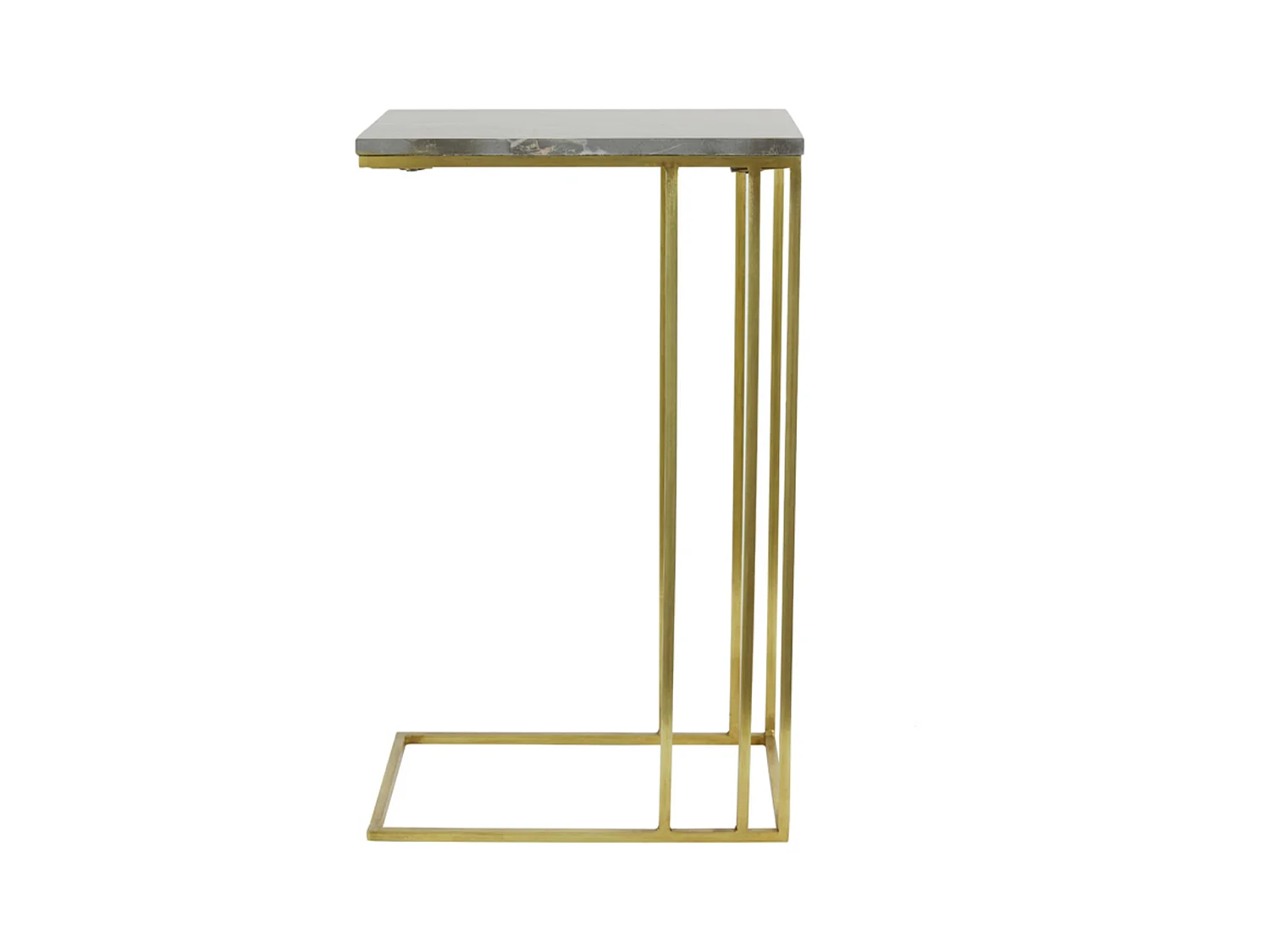 Table d'appoint ROSHAN - 41x31x71cm - Marron