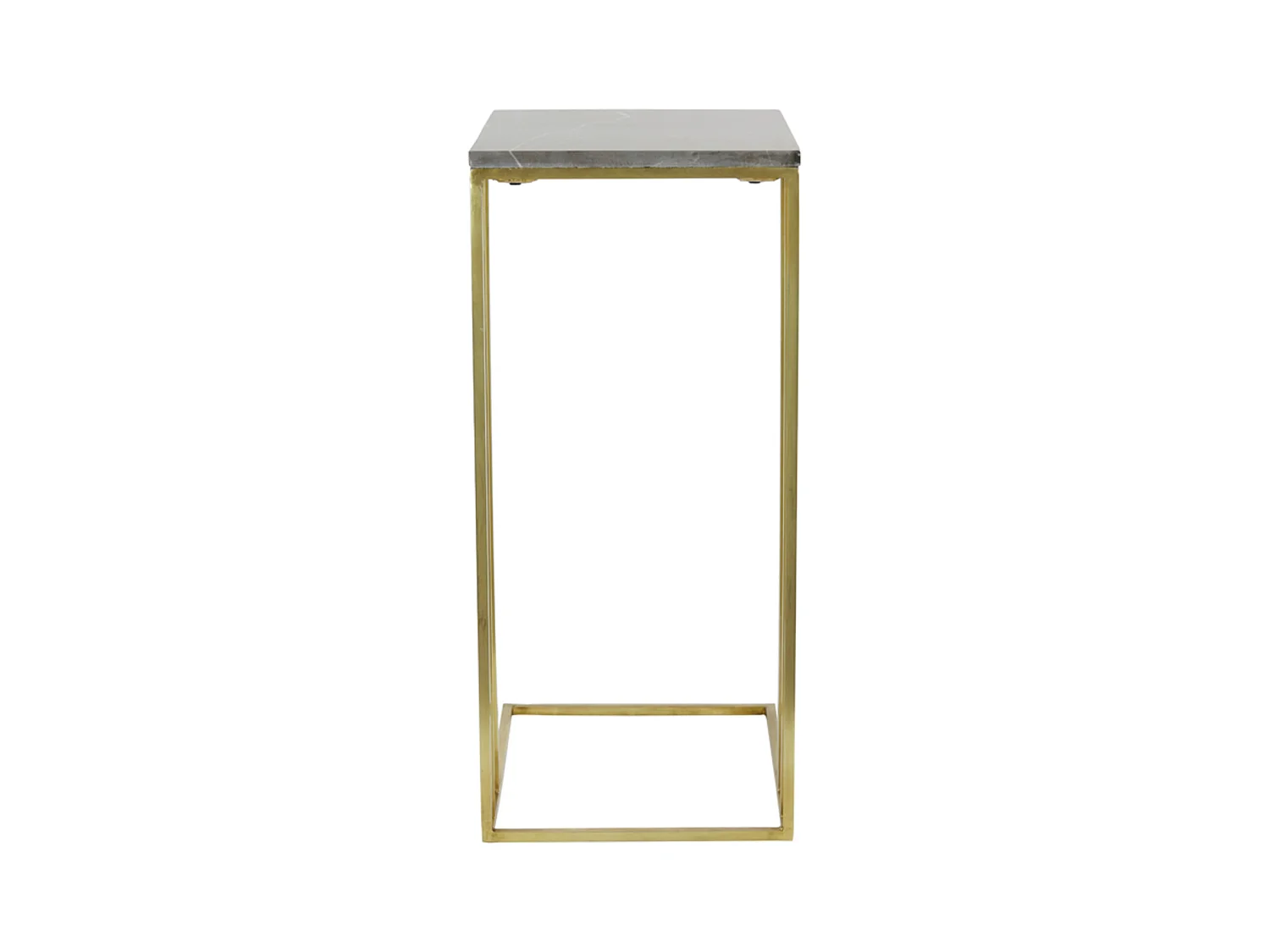 Table d'appoint ROSHAN - 41x31x71cm - Marron