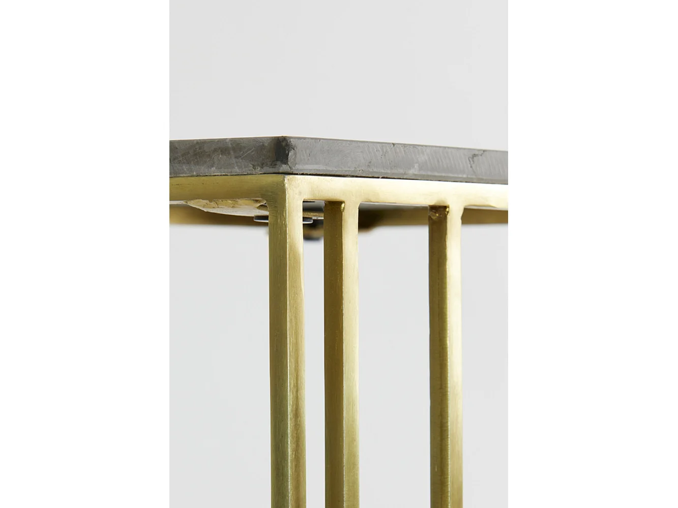 Table d'appoint ROSHAN - 41x31x71cm - Marron