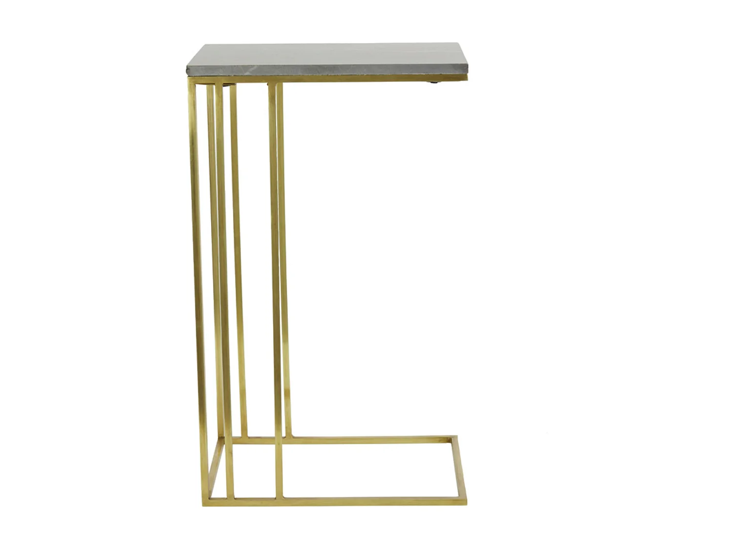 Table d'appoint ROSHAN - 41x31x71cm - Marron