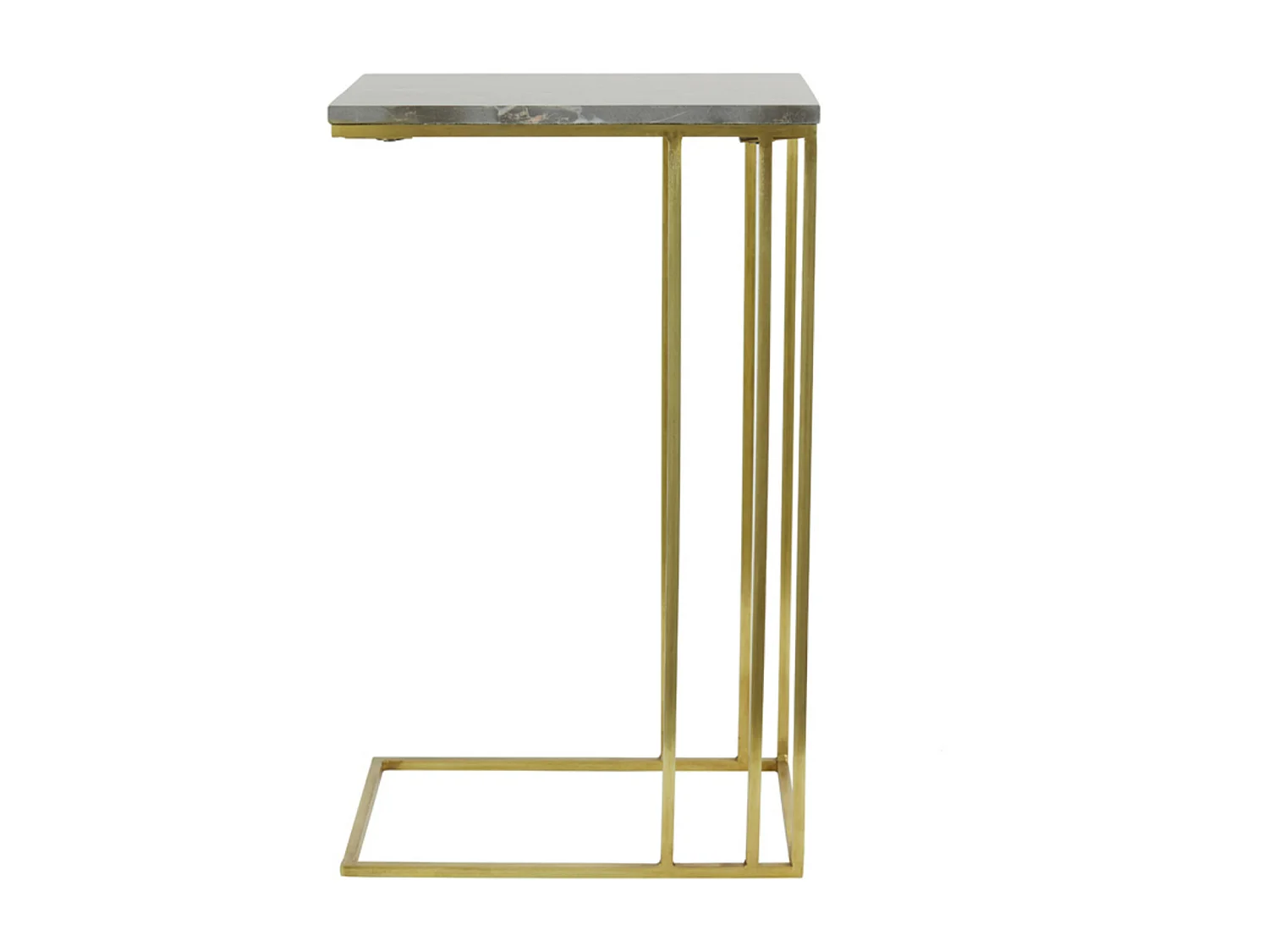 Table d'appoint ROSHAN - 41x31x71cm - Marron