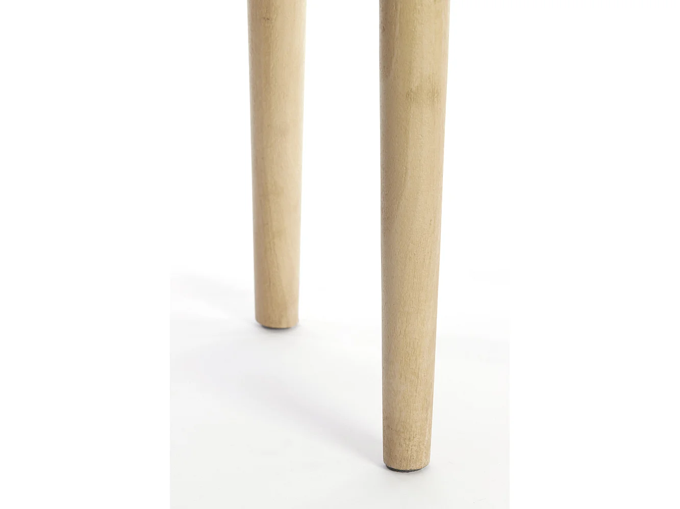 Mesa auxiliar QIANO - Ø45x45cm - Marrón