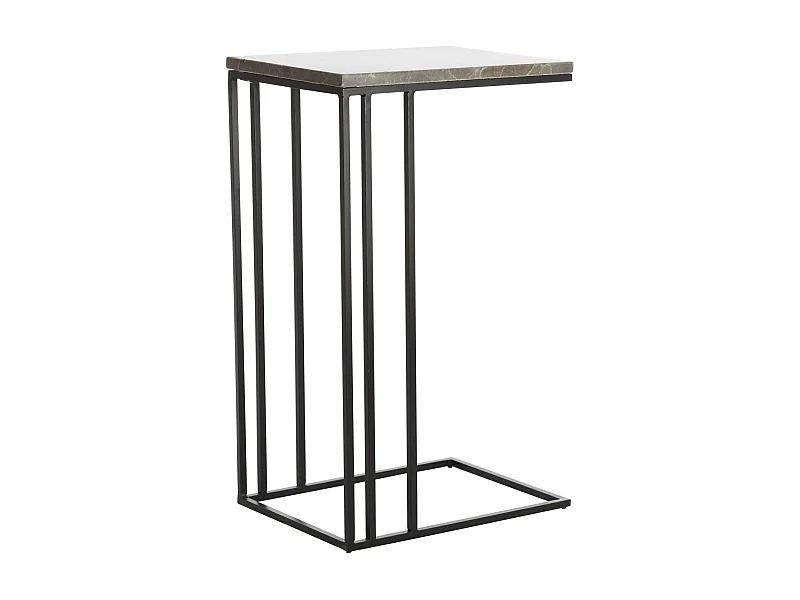 Table d'appoint ROSHAN - 41x31x66cm - Noir