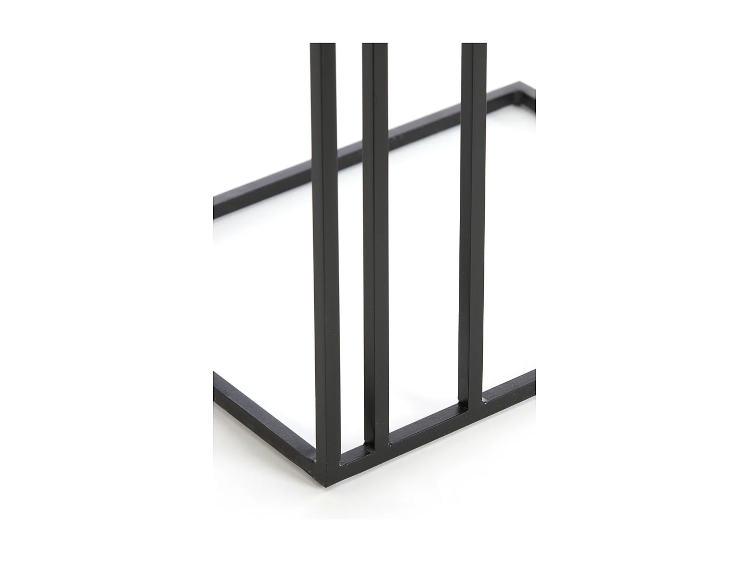 Table d'appoint ROSHAN - 41x31x66cm - Noir