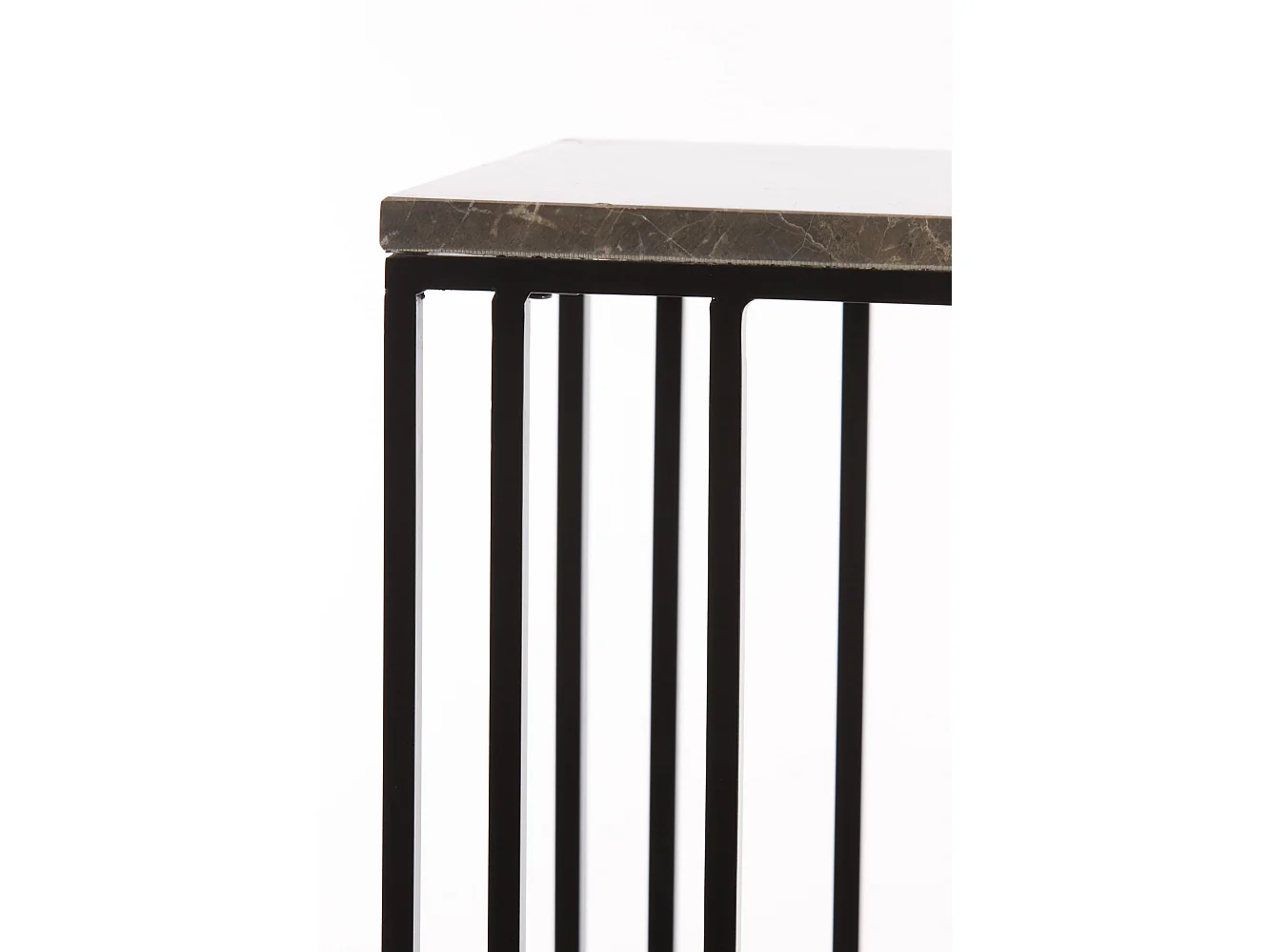 Table d'appoint ROSHAN - 41x31x66cm - Noir