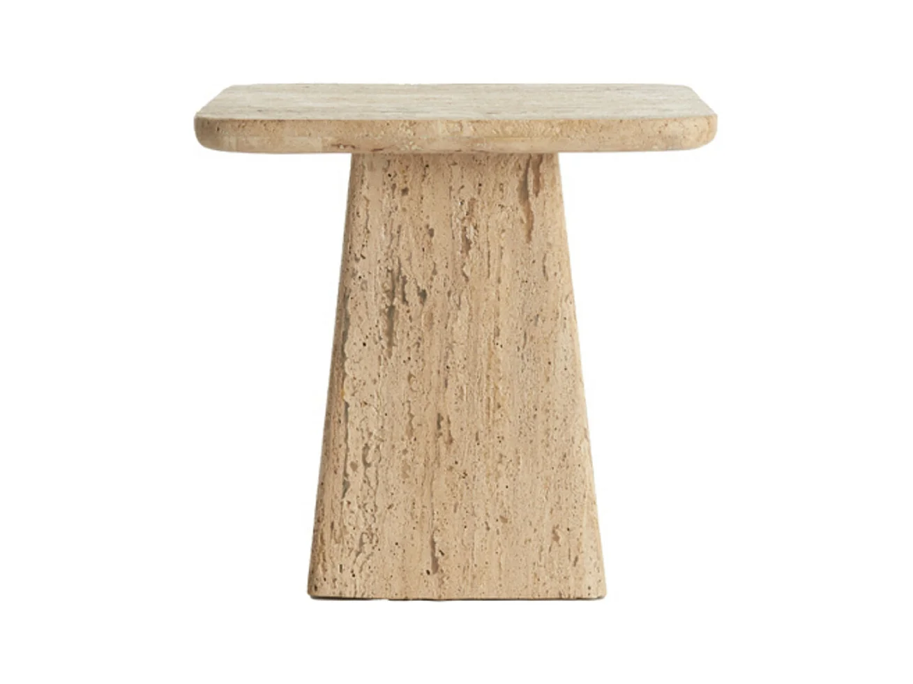 Table d'appoint KEPAMI - Ø45x42cm - Marron