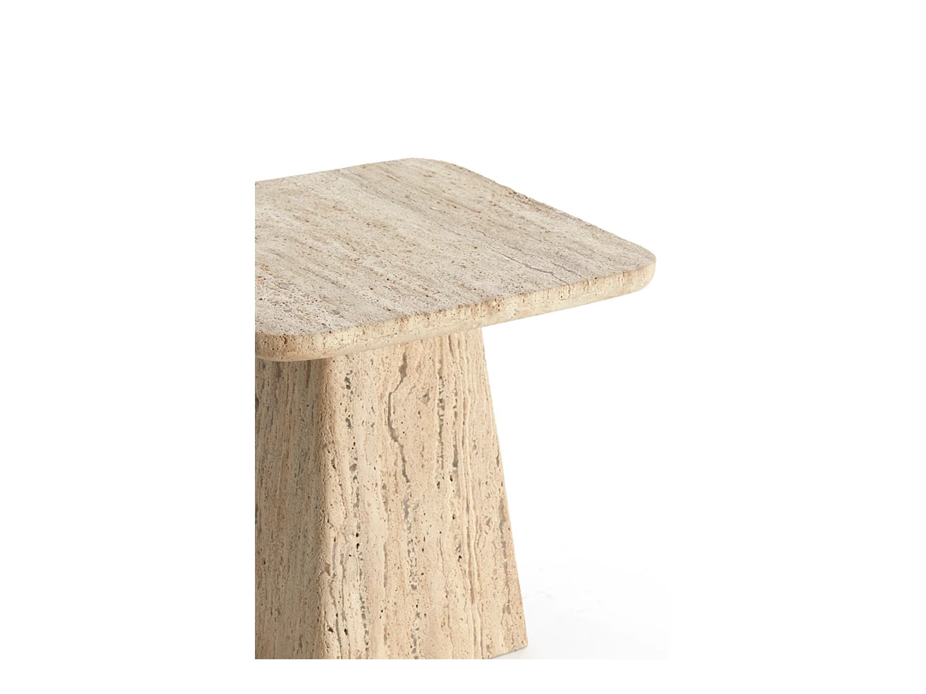 Table d'appoint KEPAMI - Ø45x42cm - Marron