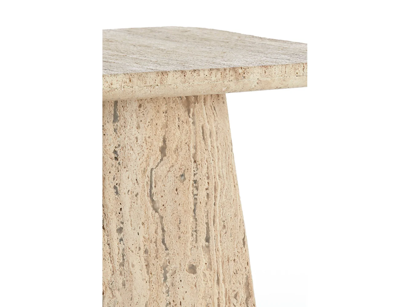 Table d'appoint KEPAMI - Ø45x42cm - Marron