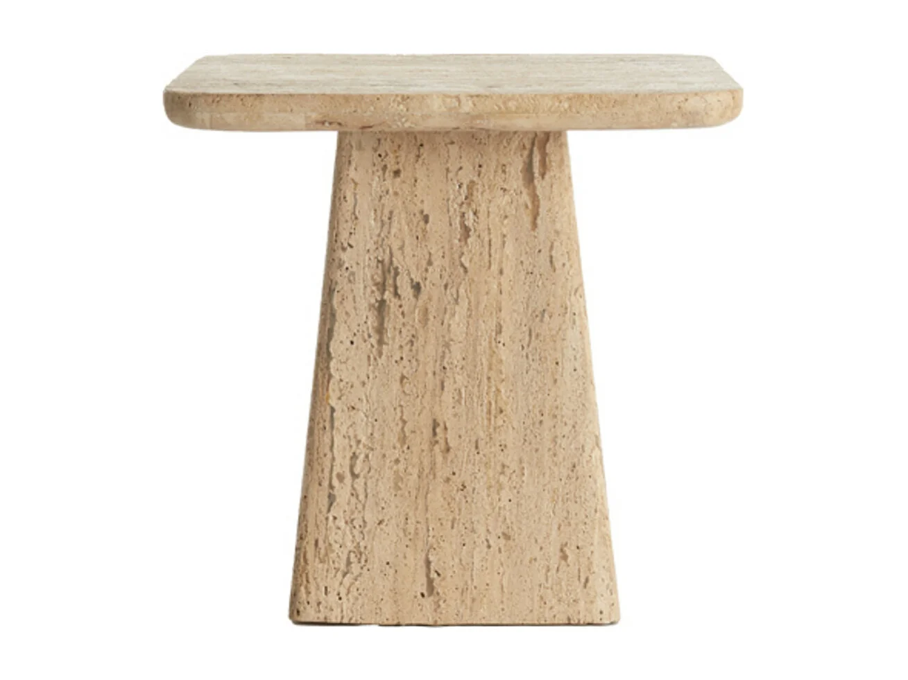 Bijzettafel KEPAMI - Ø45x42cm - Bruin