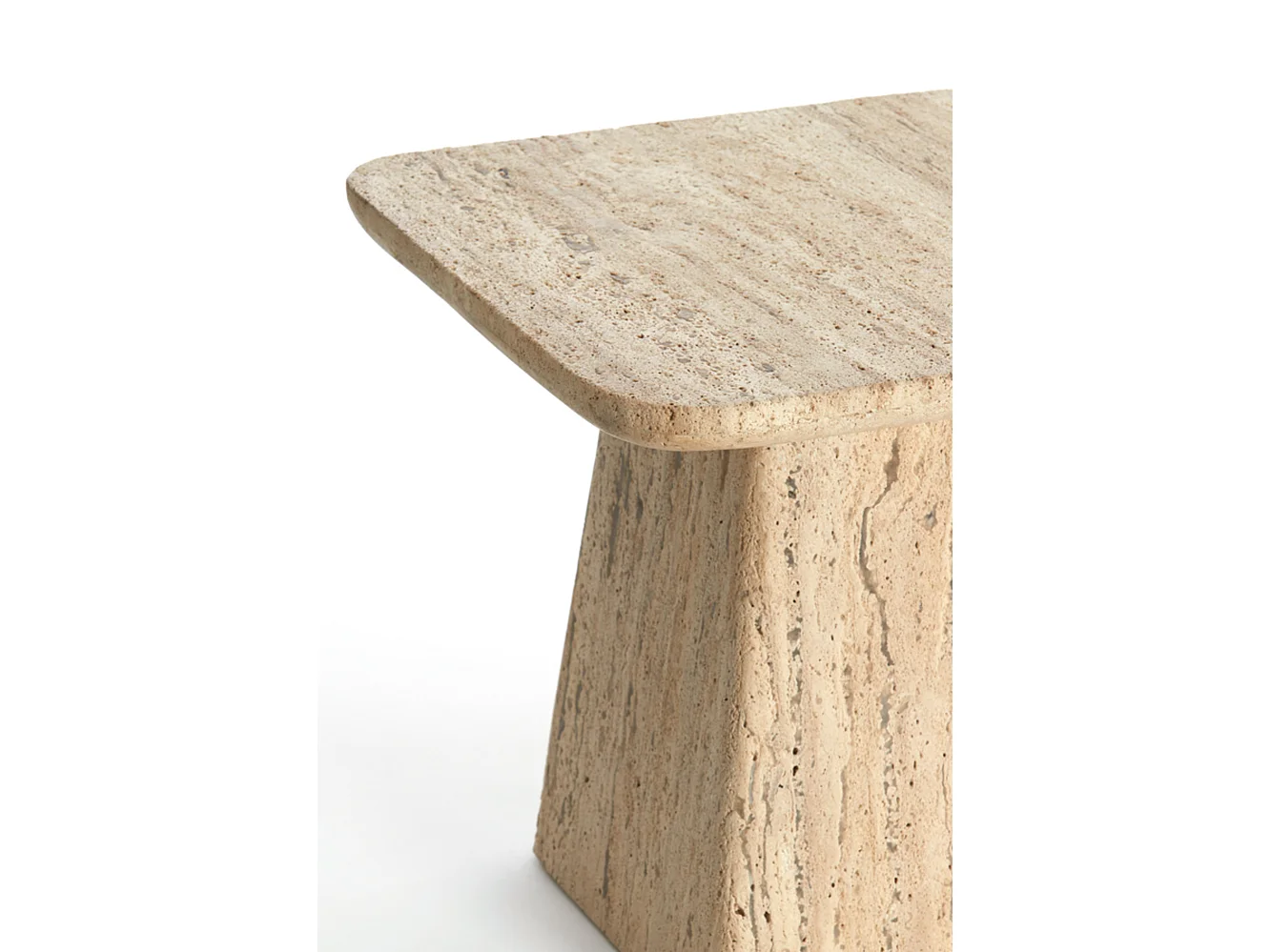 Bijzettafel KEPAMI - Ø45x42cm - Bruin