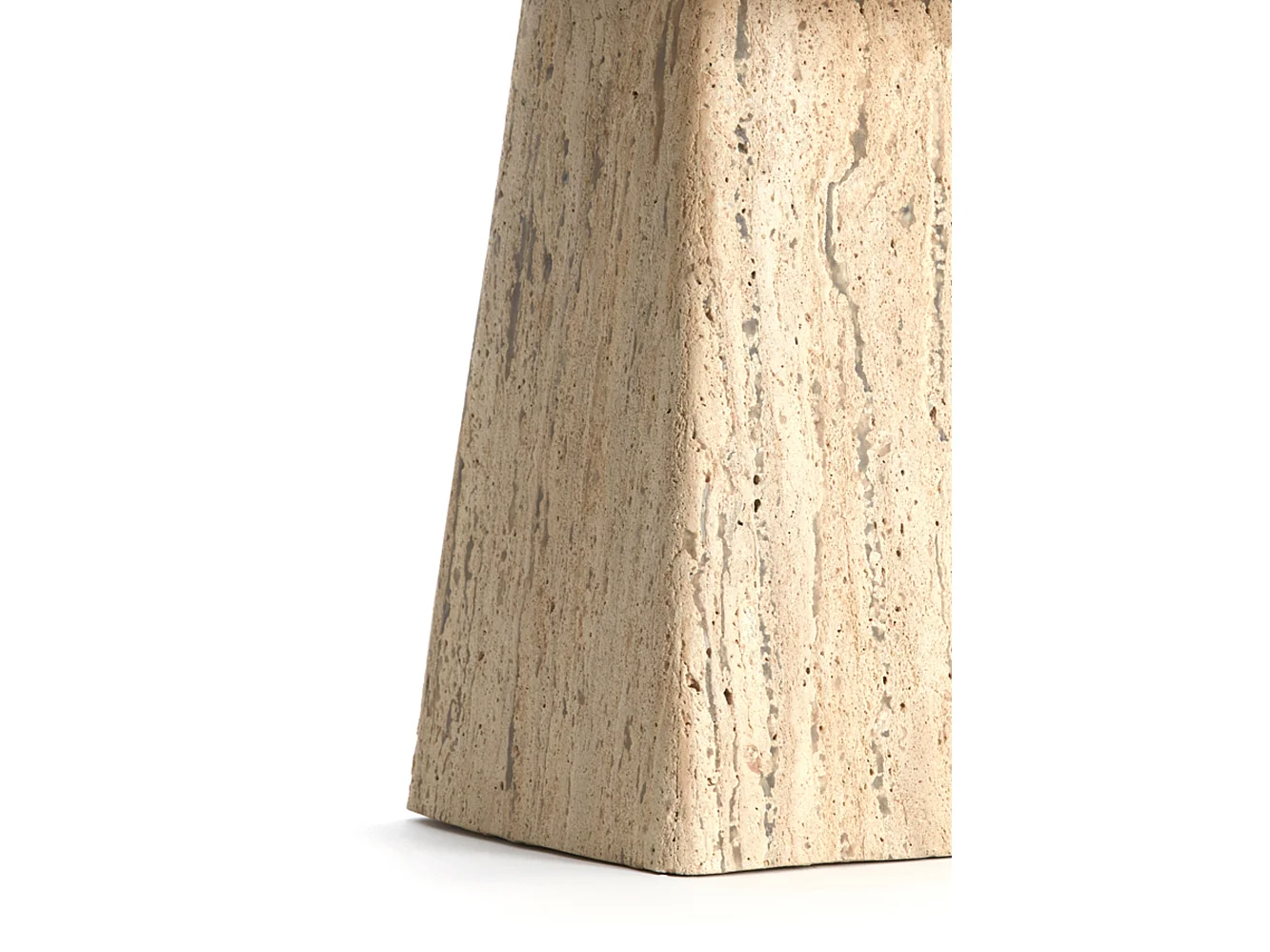 Bijzettafel KEPAMI - Ø45x42cm - Bruin