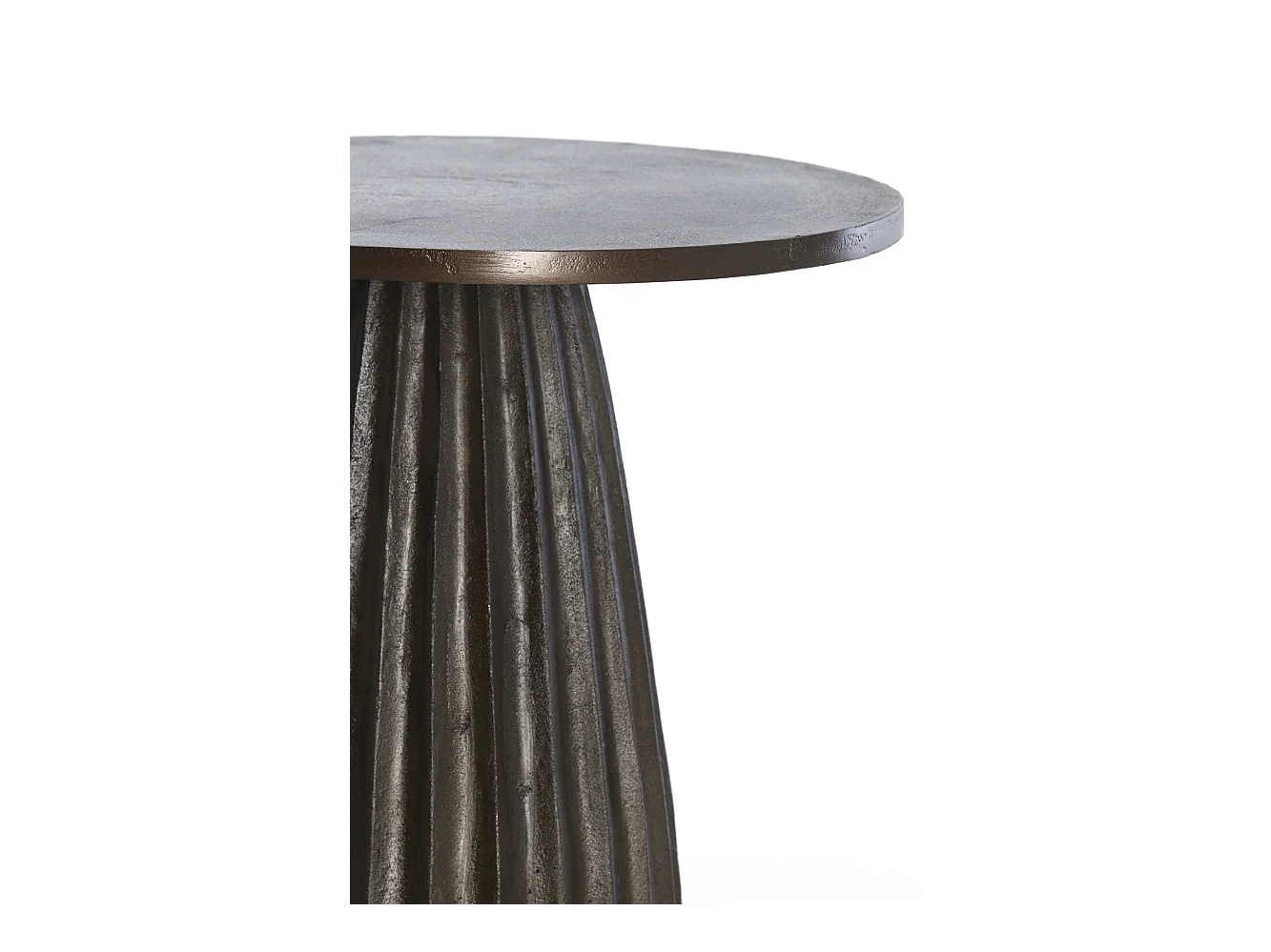 Beistelltisch VEGLIA - Ø40x51cm - Braun