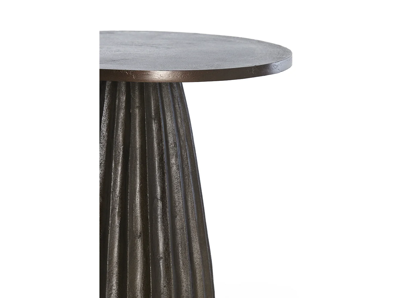 Table d'appoint VEGLIA - Ø45x56cm - Marron