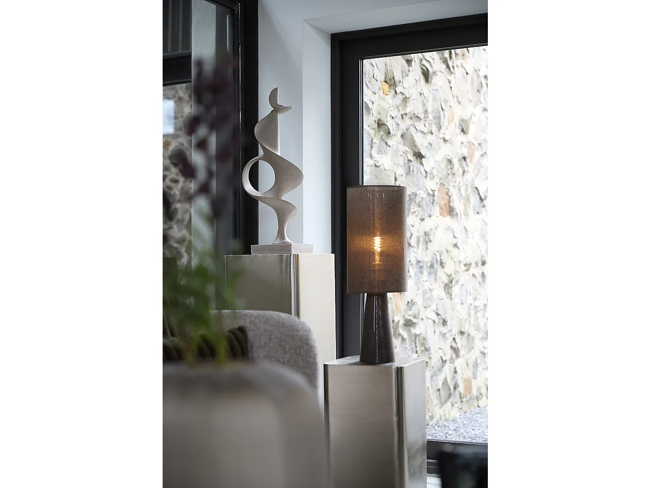 Colonne ALURIO - Ø30,5x60cm - Argent