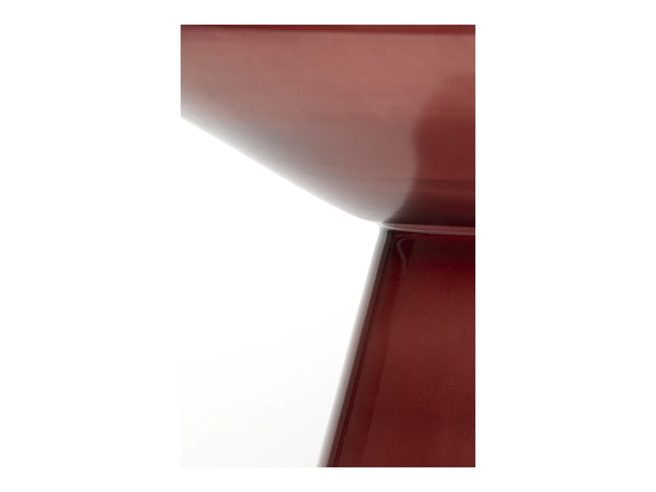 Table d'appoint DAKWA - Ø37x44cm - Rouge