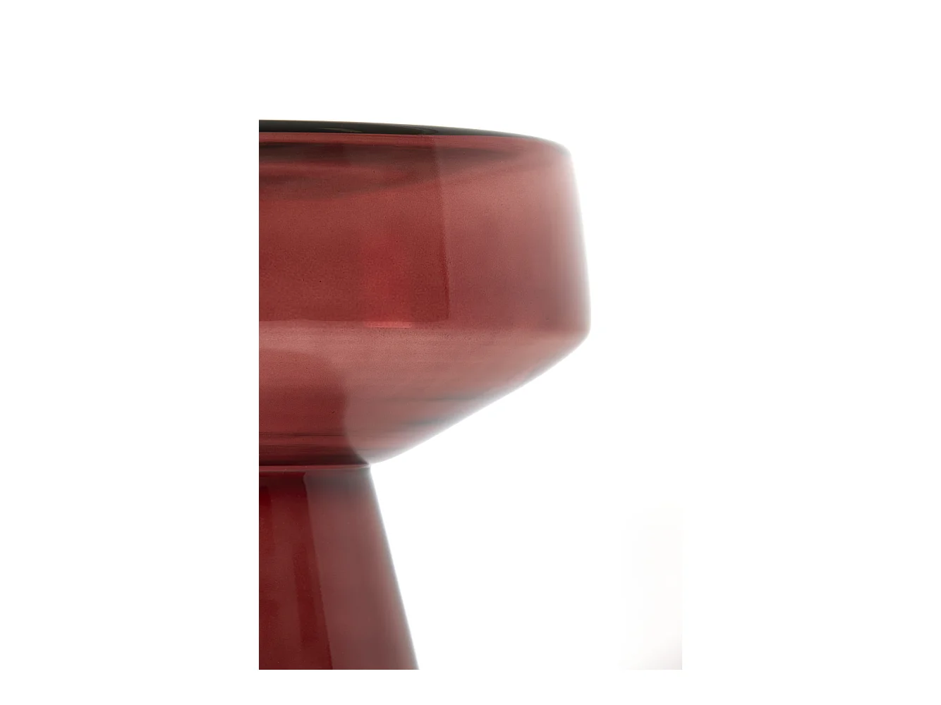 Table d'appoint DAKWA - Ø37x44cm - Rouge