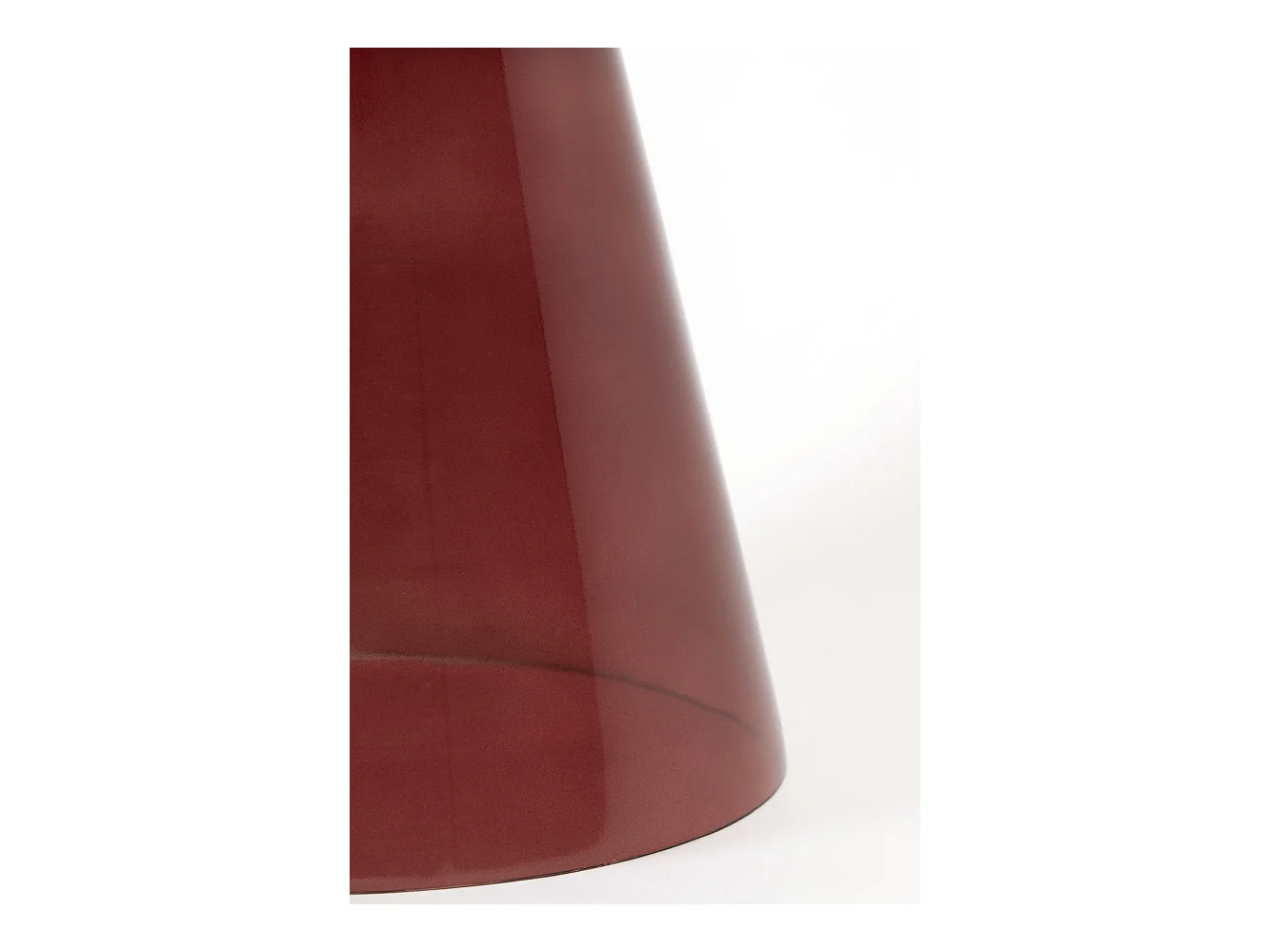 Table d'appoint DAKWA - Ø37x44cm - Rouge