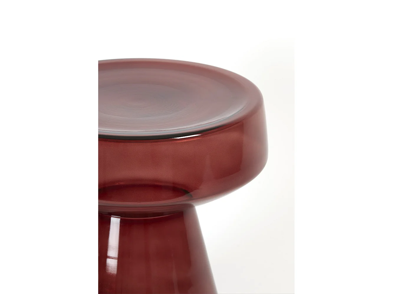 Bijzettafel DAKWA - Ø37x44cm - Rood