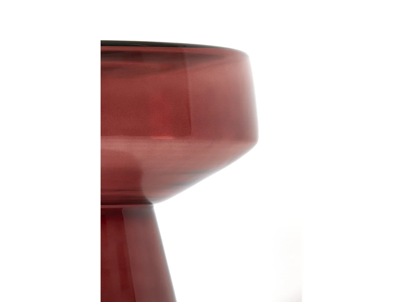 Bijzettafel DAKWA - Ø37x44cm - Rood