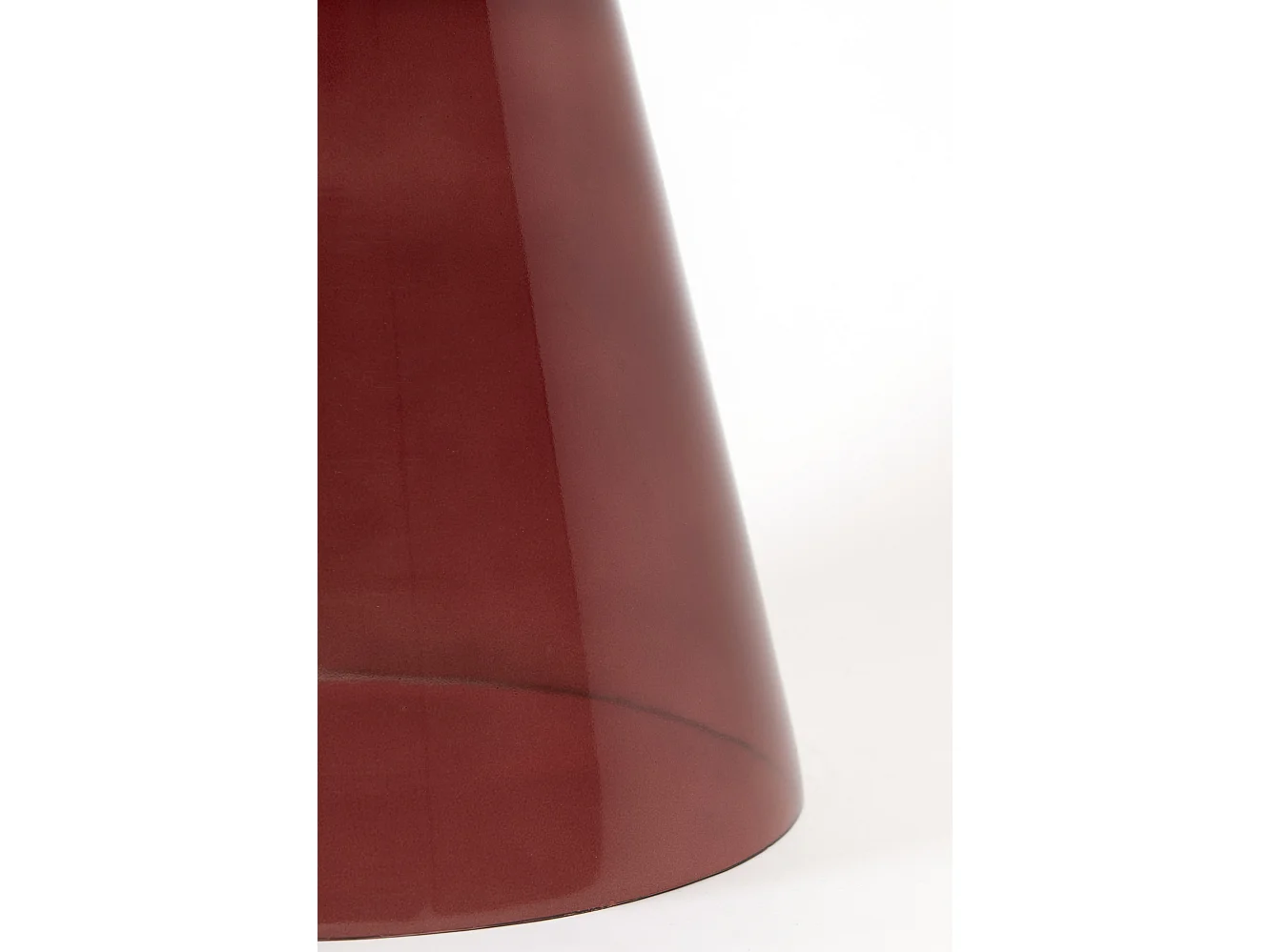 Bijzettafel DAKWA - Ø37x44cm - Rood