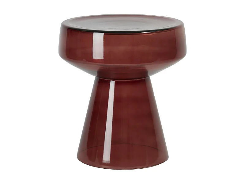 Table d'appoint DAKWA - Ø37x44cm - Rouge