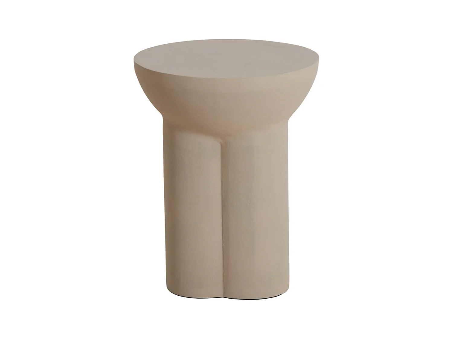 Table d'appoint OSSANA - Ø39x50cm - Marron