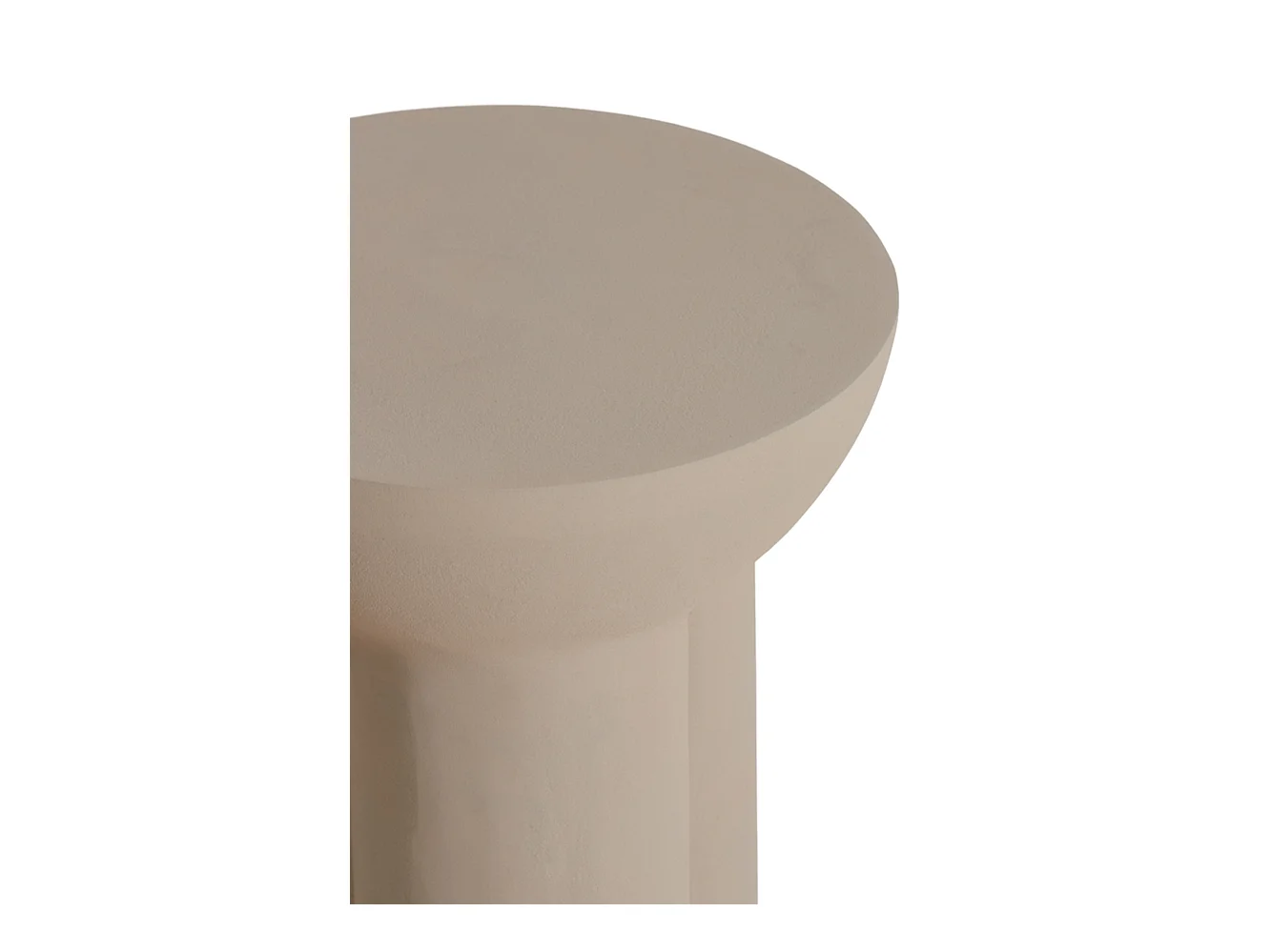 Table d'appoint OSSANA - Ø39x50cm - Marron