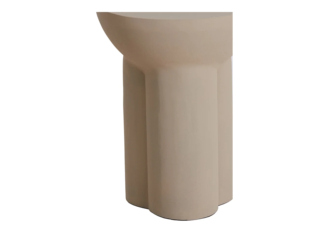 Table d'appoint OSSANA - Ø39x50cm - Marron