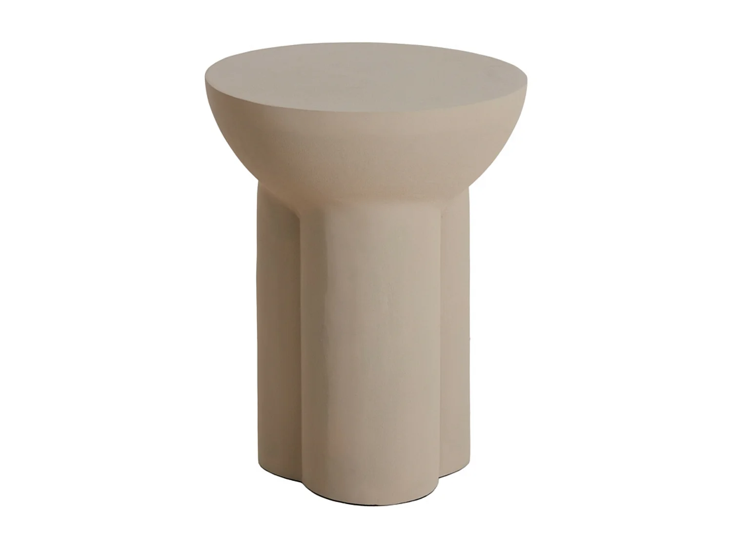 Table d'appoint OSSANA - Ø39x50cm - Marron