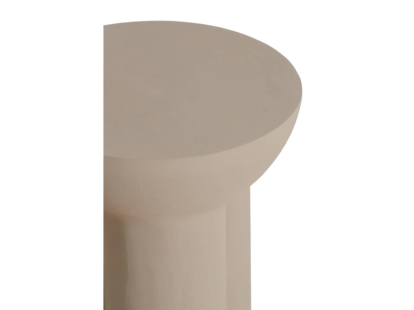 Table d'appoint OSSANA - Ø39x50cm - Marron