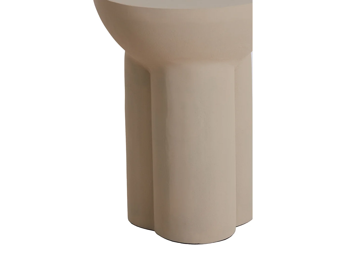 Table d'appoint OSSANA - Ø39x50cm - Marron