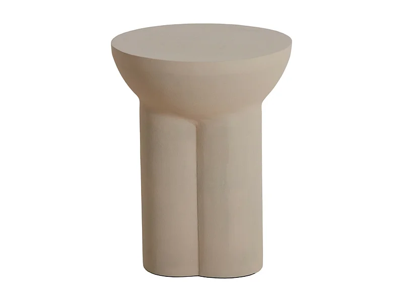 Table d'appoint OSSANA - Ø39x50cm - Marron