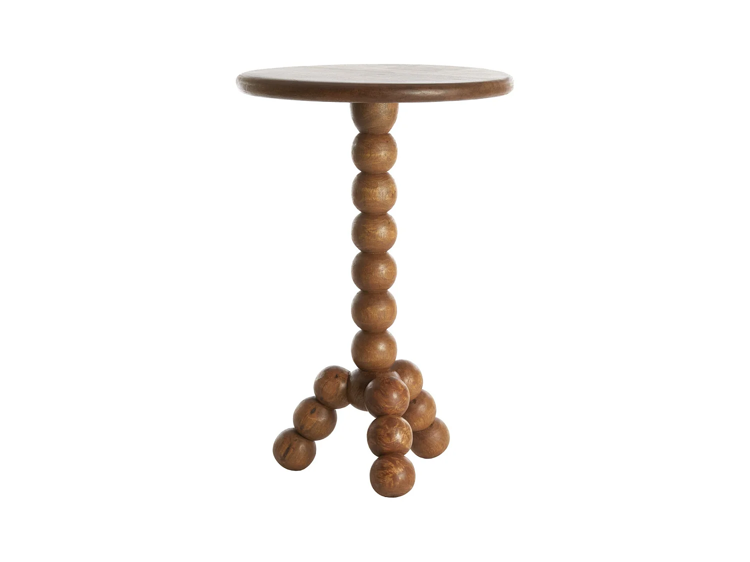 Bijzettafel VEGLIO - Ø35x54cm - Bruin