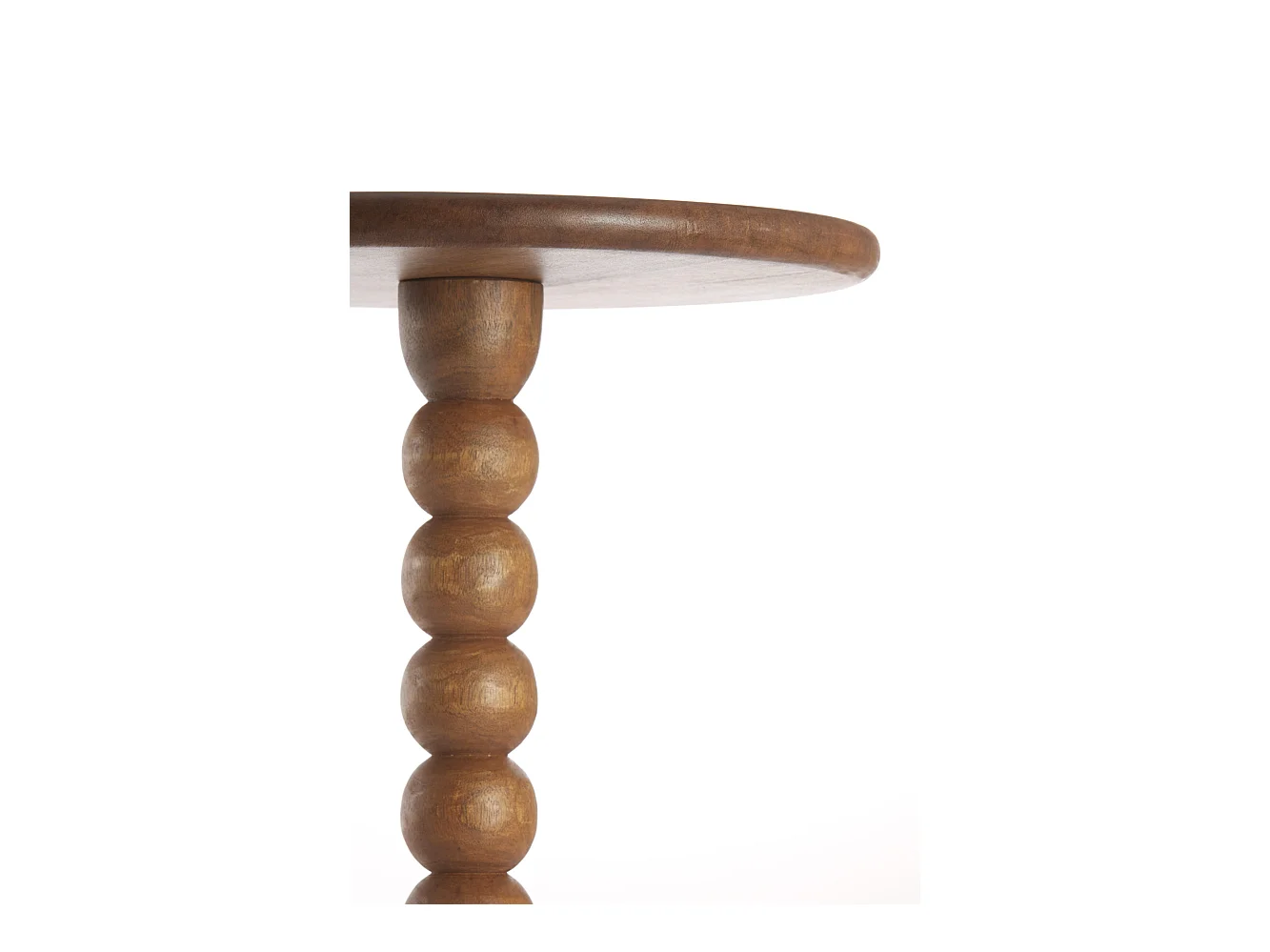 Bijzettafel VEGLIO - Ø35x54cm - Bruin