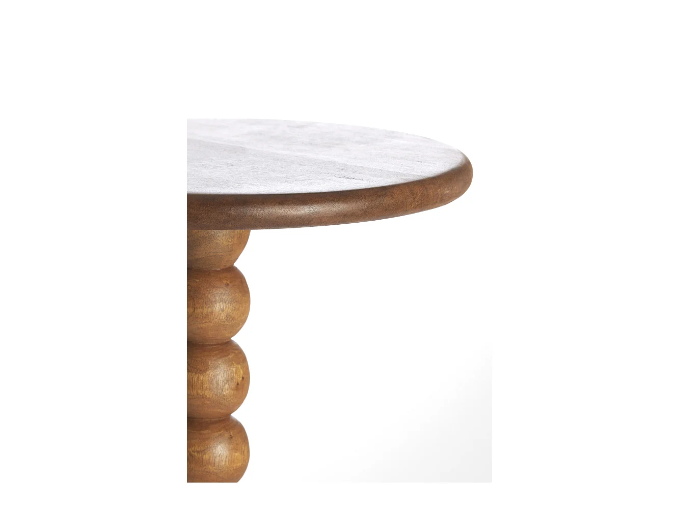 Bijzettafel VEGLIO - Ø35x54cm - Bruin