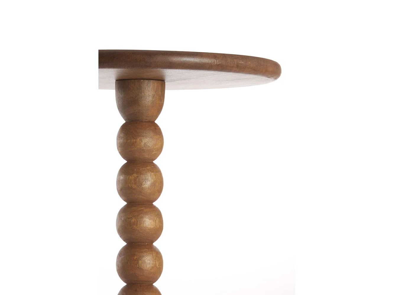 Beistelltisch VEGLIO - Ø35x54cm - Braun