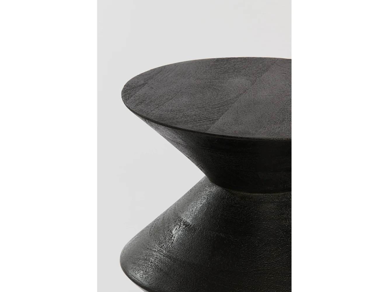 Table d'appoint LARUS - Ø40x50cm - Noir