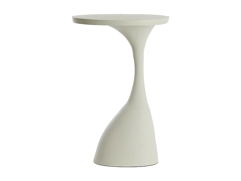 Table d'appoint MACAU - 40x33x55cm - Blanc