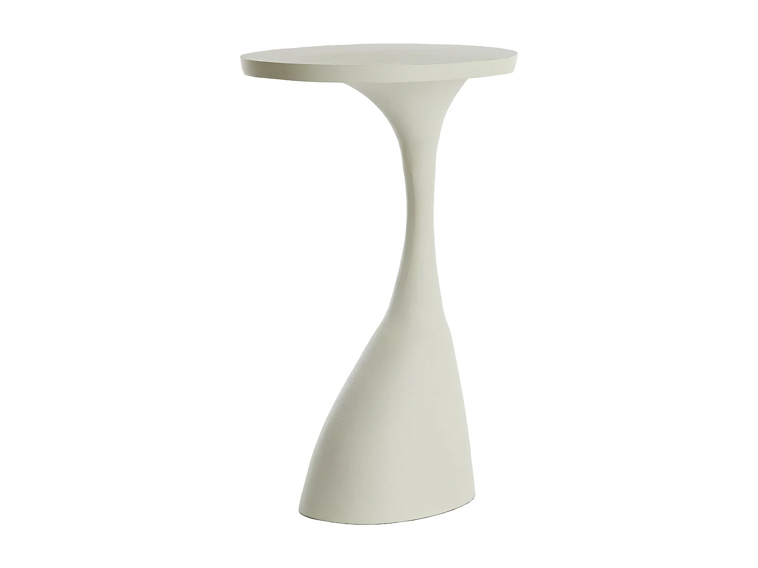 Table d'appoint MACAU - 40x33x55cm - Blanc