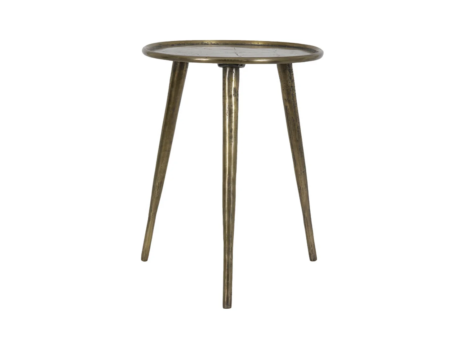 Mesa auxiliar BABINA - Ø36x47cm - Bronce