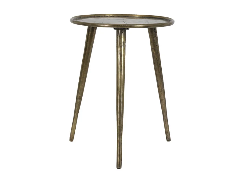 Table d'appoint BABINA - Ø36x47cm - Bronze