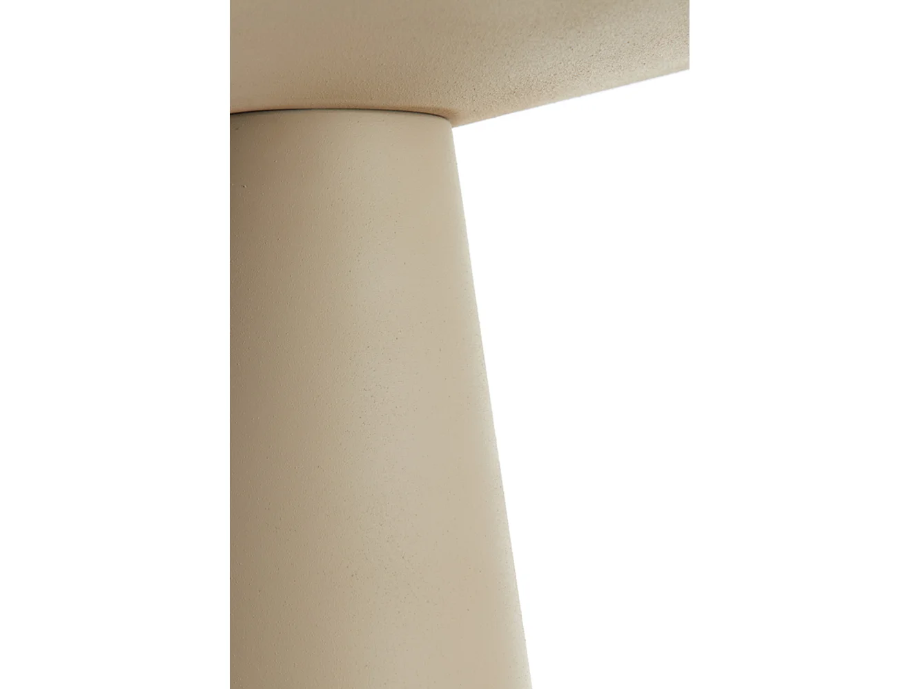 Table d'appoint ABALA - Ø45x59cm - Marron