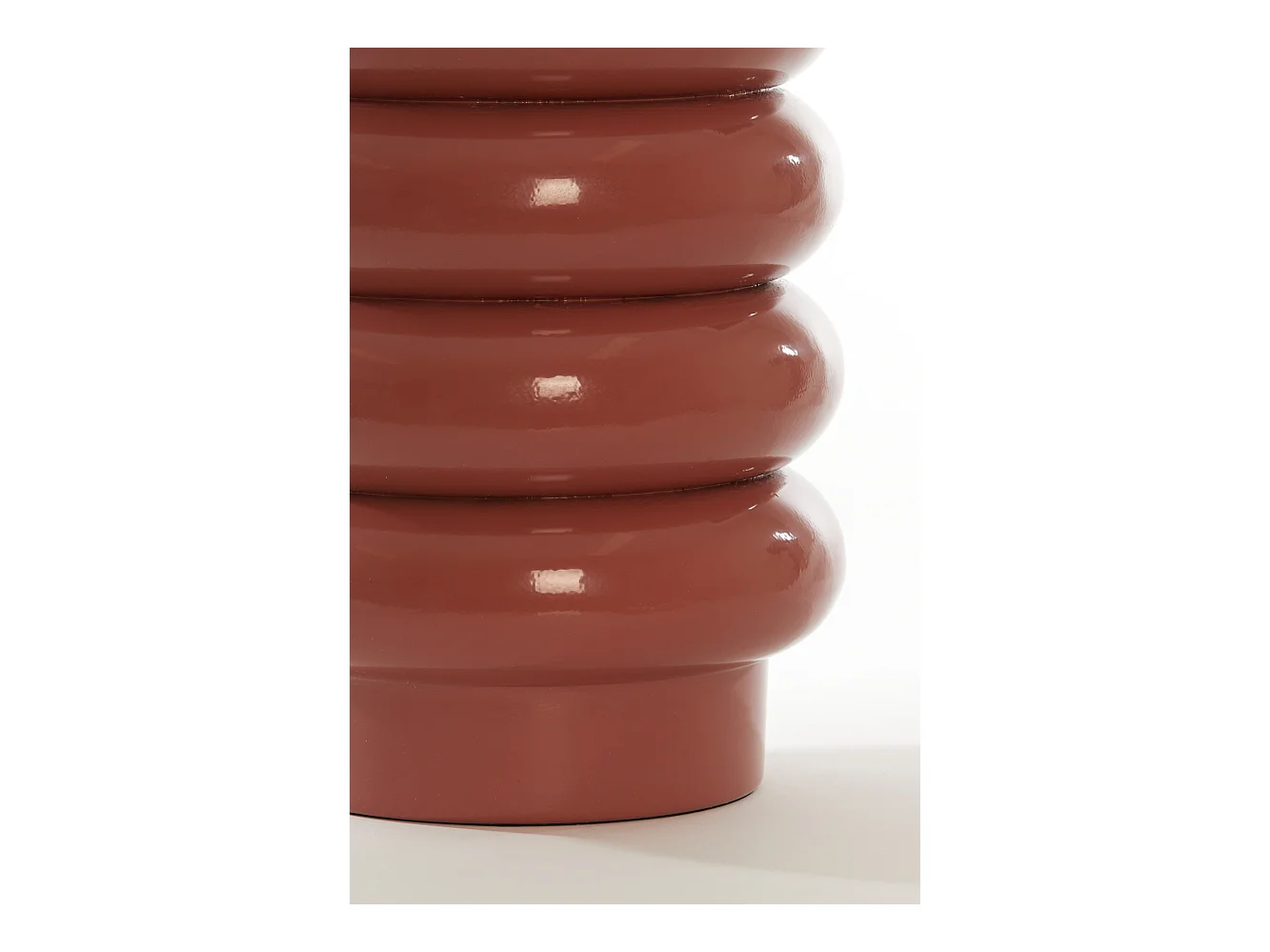 Table d'appoint MIROGI - Ø30x40cm - Rouge