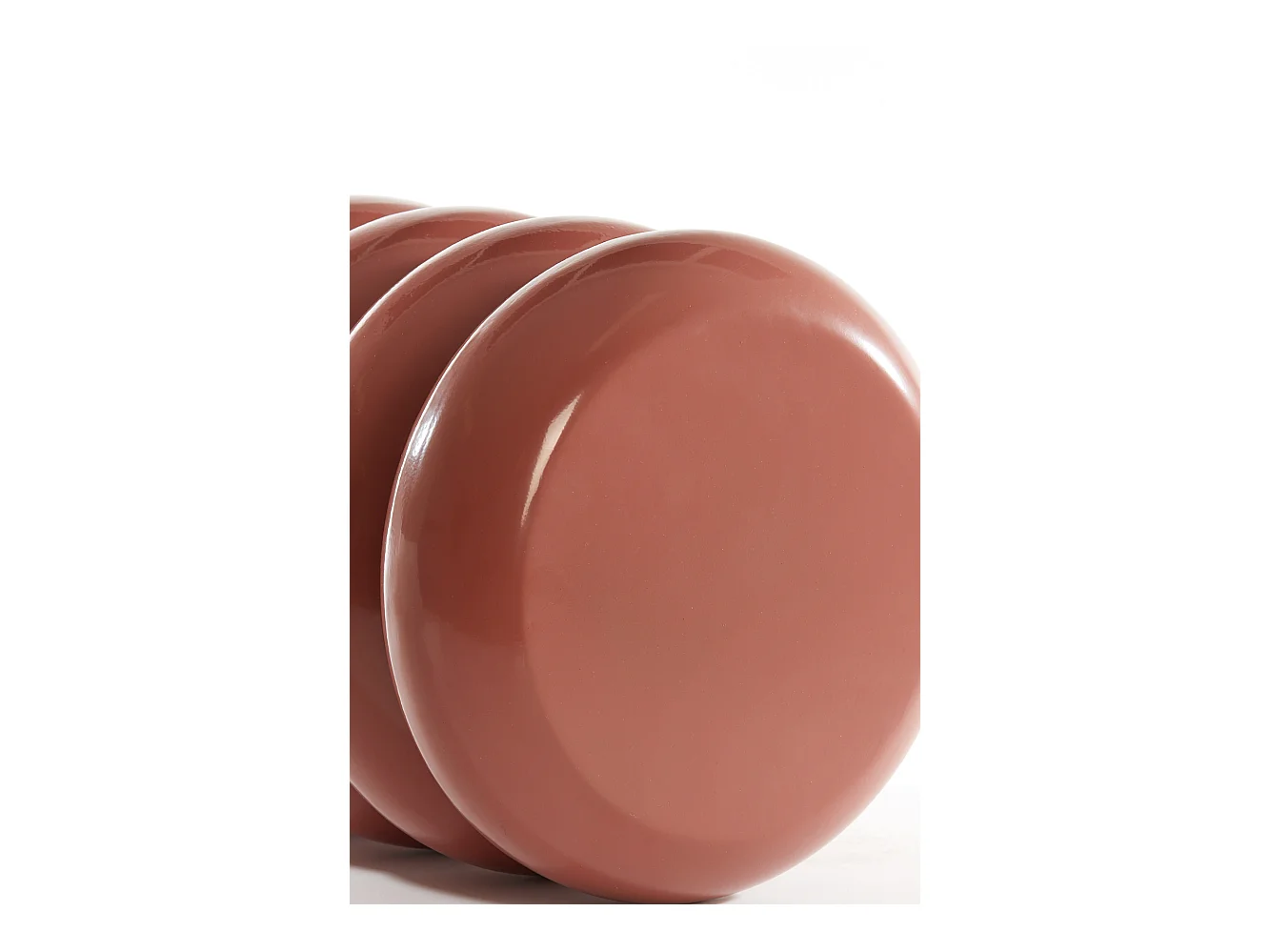 Table d'appoint MIROGI - Ø30x40cm - Rouge